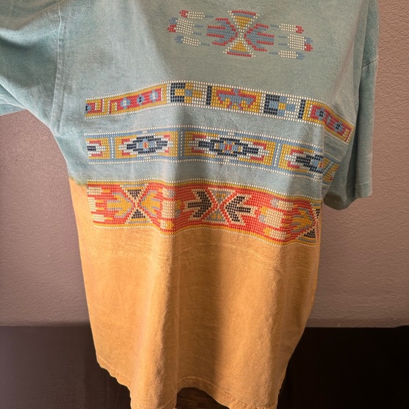 Vintage Factory Artwear Aztec Southwest T-Shirt Men's Large L 90s Made in USA - Picture 2 of 5